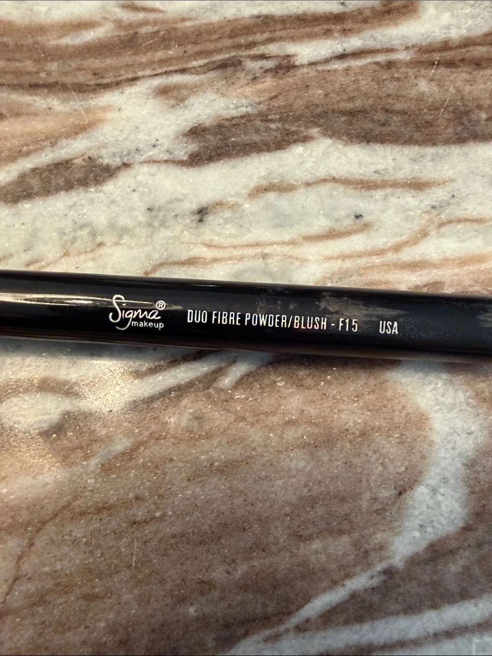Sigma Beauty Duo Fibre Powder/Blush Brush F15 - Black